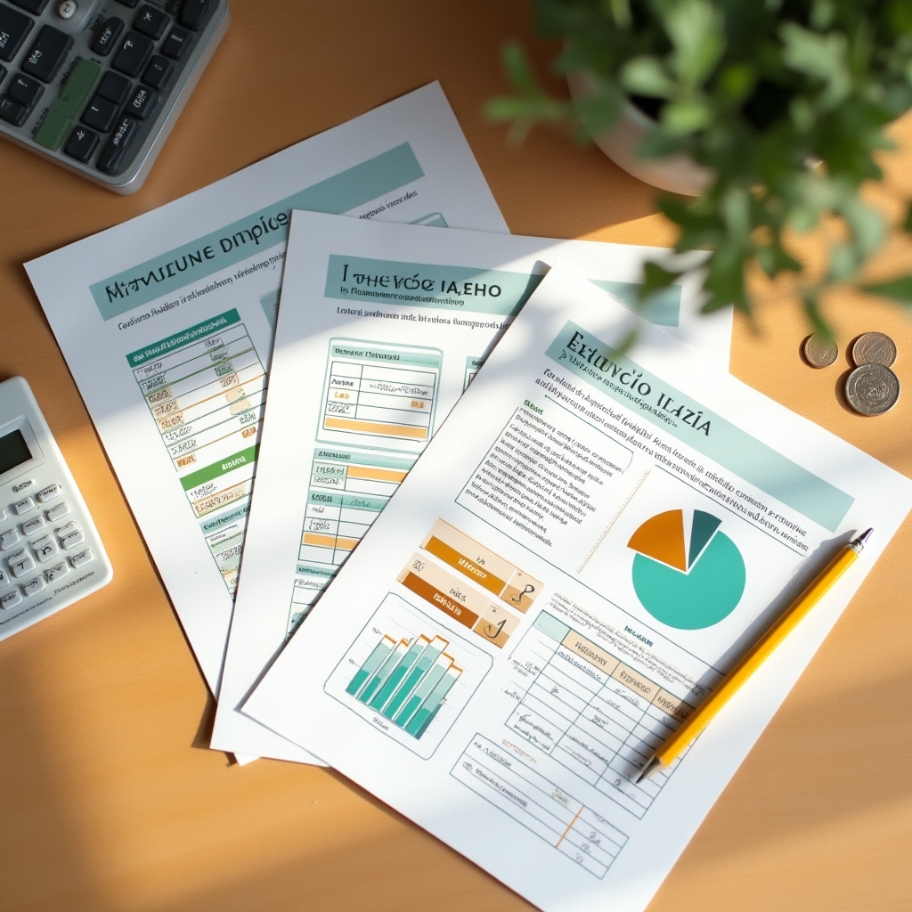 Anteprima di un foglio di lavoro per il budgeting degli adolescenti